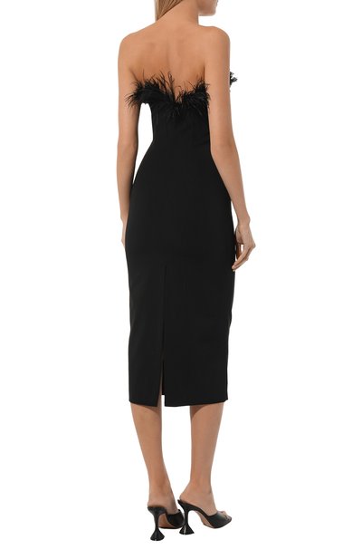 Платье с отделкой перьями PATRIZIA PEPE, арт. 8A1202_A6F5, фото 4