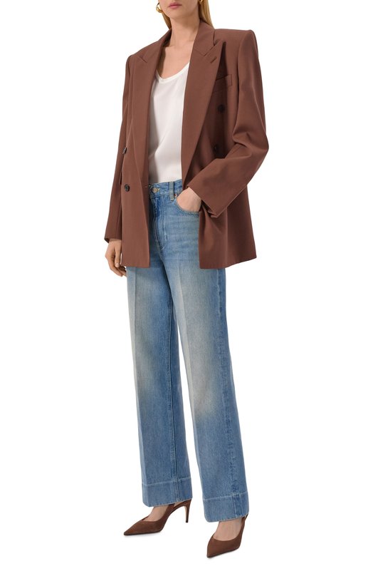 Замшевые туфли MVST by Sergio Rossi MVST B14260-SUEDE Коричневый  B14260-SUEDE Фото 2