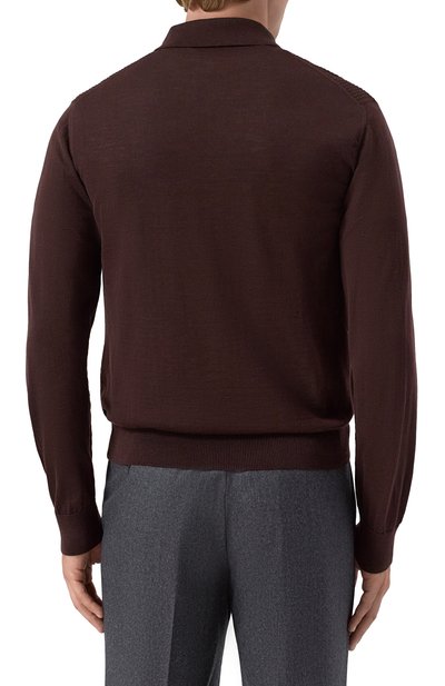 Шерстяное поло CORNELIANI, арт. 26M561-2625196, фото 4