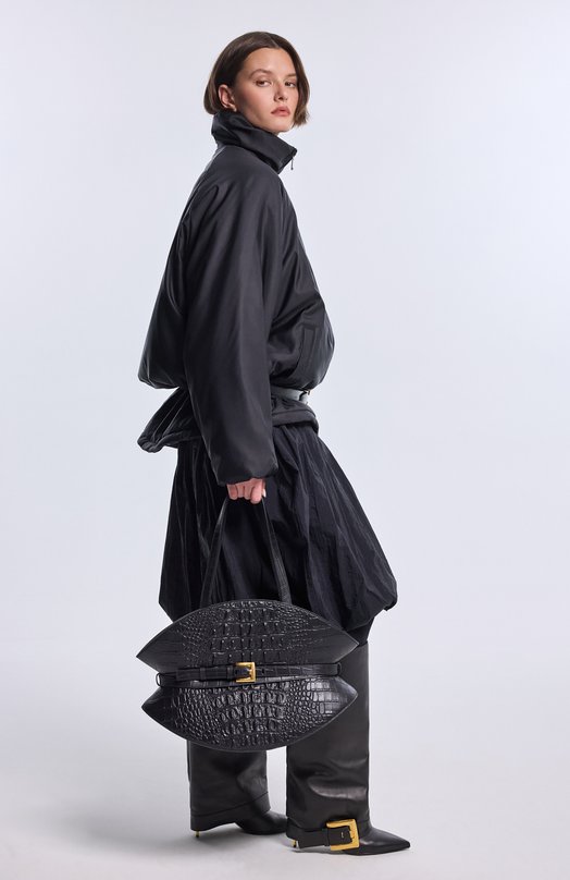 Кожаные сапоги Anthem 75 Balmain FN1TA143/LVIT Чёрный  FN1TA143/LVIT Фото 7