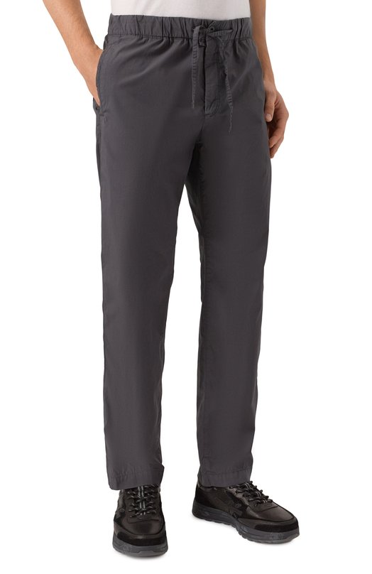 Хлопковые брюки Slowear 10S301/90890 Серый  10S301/90890 Фото 3