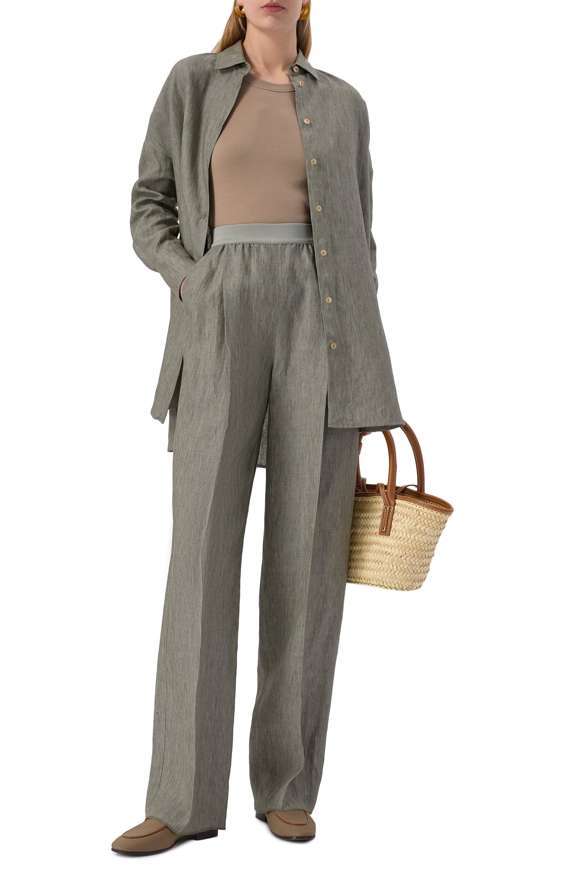 Льняная рубашка AGNONA, арт. TD0901/U3039, фото 2