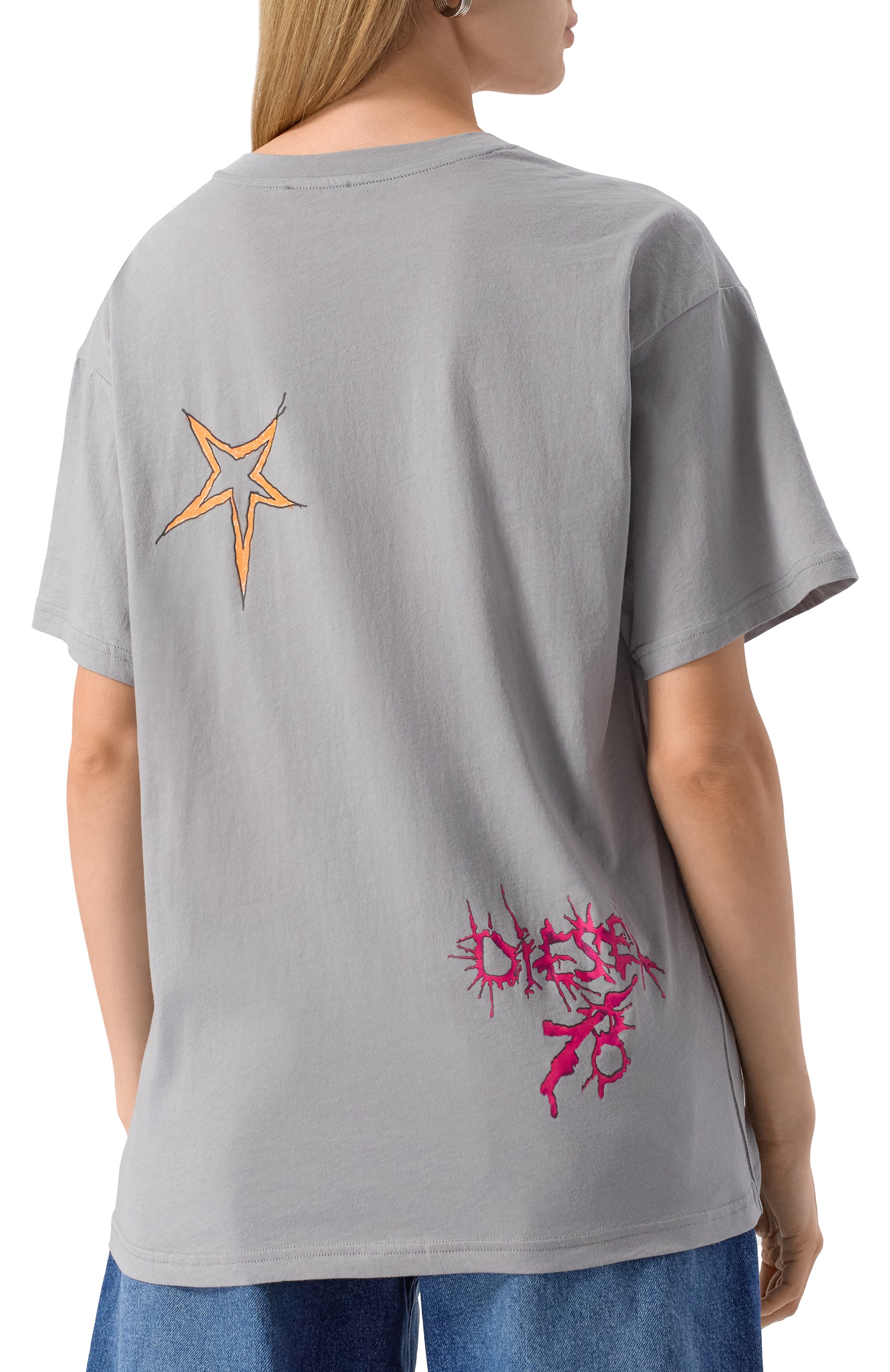 Хлопковая футболка DIESEL, арт. A17719/0AKBY, фото 4