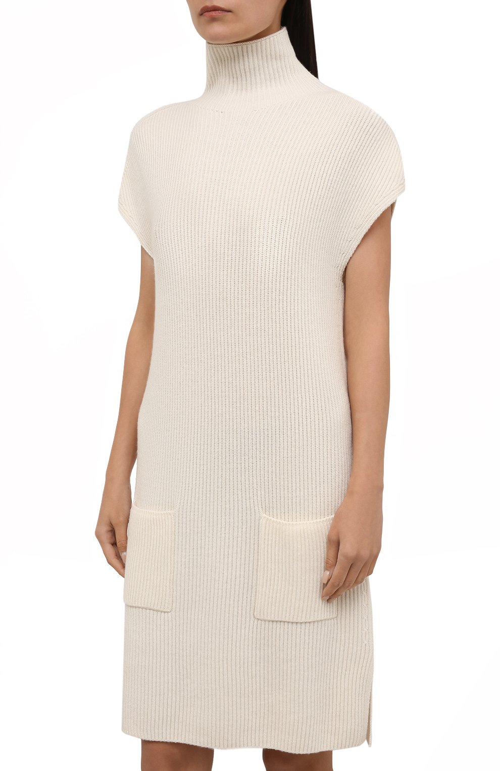 Кашемировое платье RALPH LAUREN кремового цвета по цене 182500 руб., арт. 290856348, фото 3 Кашемировое платье RALPH LAUREN, арт. 290856348, фото 3
