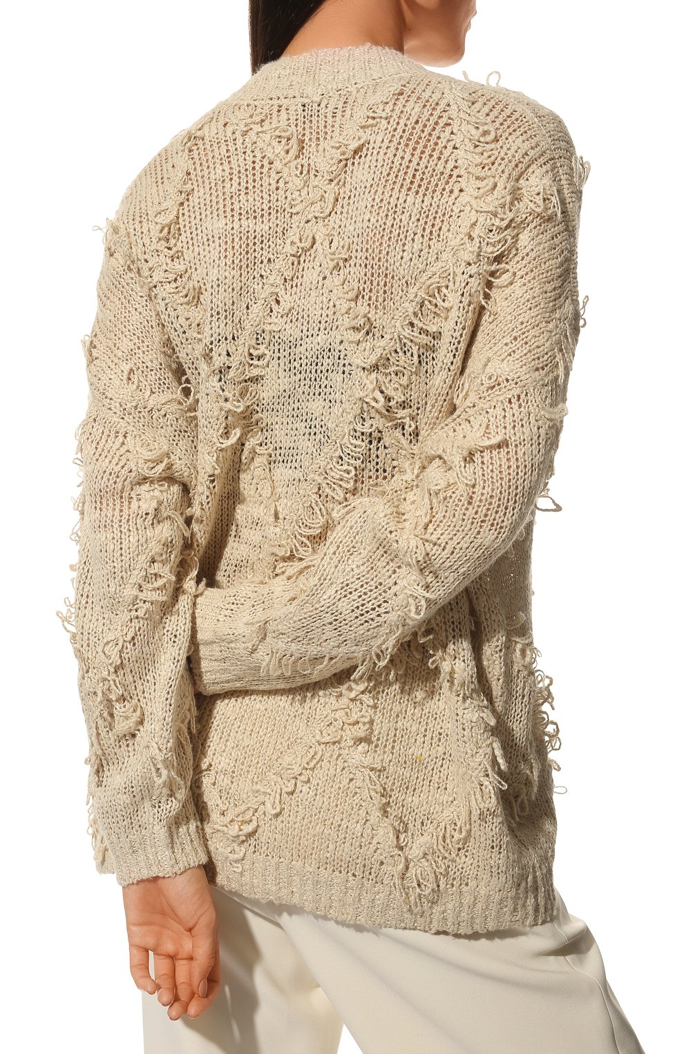 Кардиган из шелка и льна BRUNELLO CUCINELLI, арт. MCB385106, фото 4