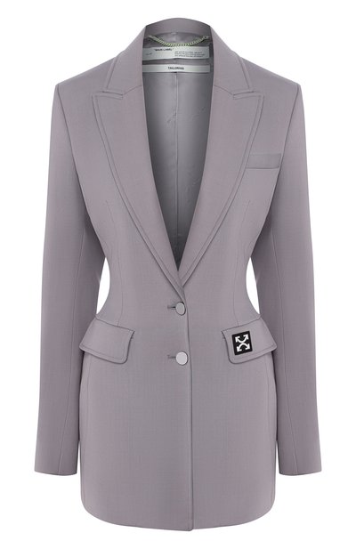 Женский жакет из смеси вискозы и шерсти OFF-WHITE, арт. 0WEF038R205150680600