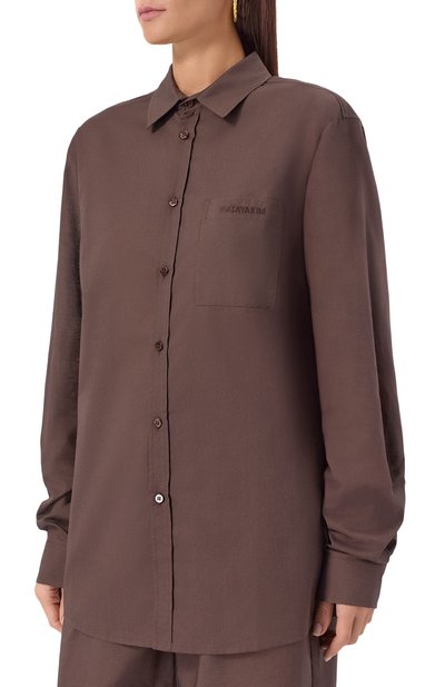 Хлопковая рубашка NATAYAKIM, арт. NY-400BWP, фото 3