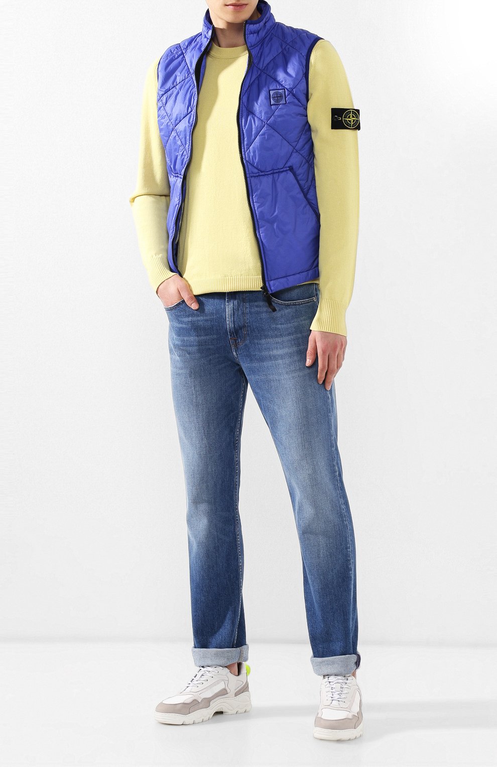 Хлопковый джемпер STONE ISLAND, арт. 7015510B2, фото 2