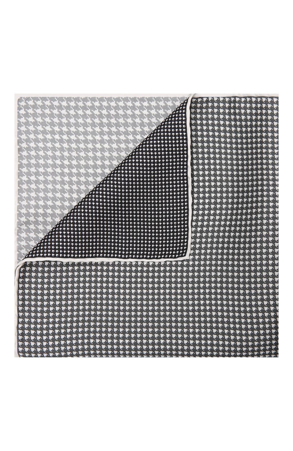 Шелковый платок LANVIN серого цвета по цене 7995 руб., арт. 5832/HANDKERCHIEF, фото 1 Шелковый платок LANVIN, арт. 5832/HANDKERCHIEF, фото 1