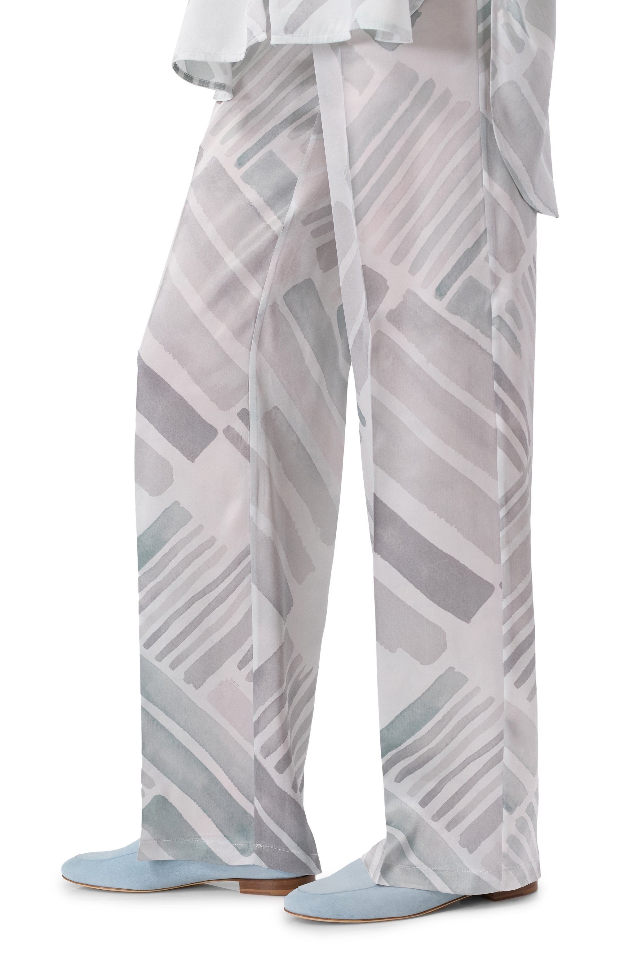 Замшевые лоферы KITON, арт. D57803N01008, фото 3