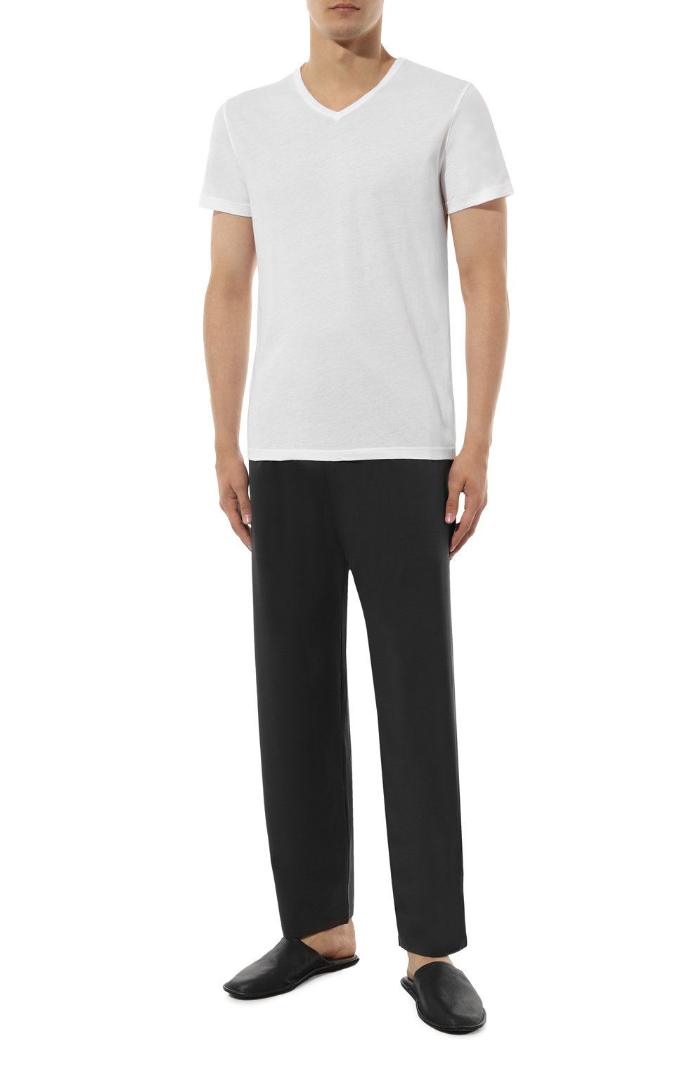 Хлопковая футболка DEREK ROSE белого цвета по цене 11450 руб., арт. 3053/RILE001, фото 2 Хлопковая футболка DEREK ROSE, арт. 3053/RILE001, фото 2