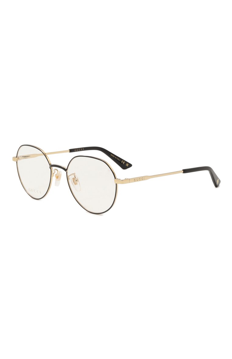 Женские оправа GUCCI черного цвета, арт. GG12320A 001 | Фото 1 (Региональные ограничения белый список (Axapta Mercury): Не проставлено; Нос: Не проставлено; Кросс-КТ: Оправы-унисекс; Тип очков: Оправа; Материал: Металл; Оптика Гендер: оптика-унисекс; Очки форма: Круглые)