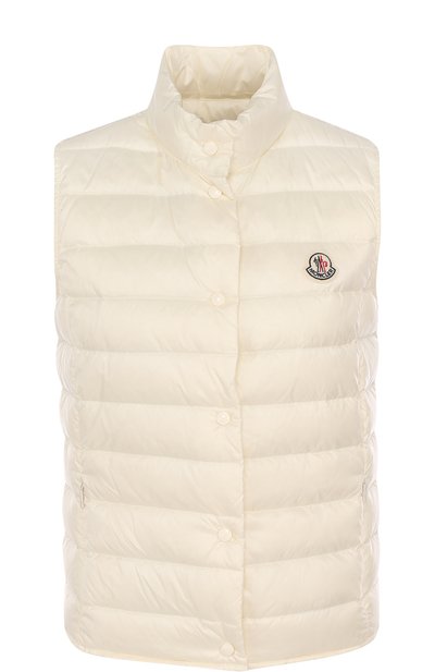 Женский стеганый пуховый жилет с воротником-стойкой MONCLER, арт. D1-093-48303-99-53048
