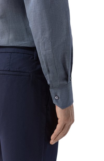 Рубашка из хлопка и льна STEFANO RICCI, арт. MC008361/R3165, фото 5