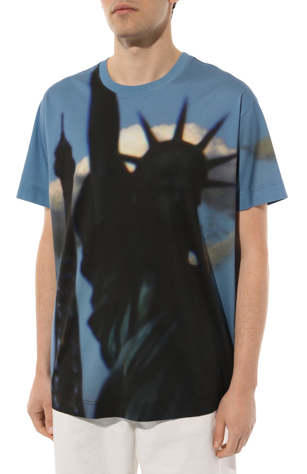 Хлопковая футболка GIVENCHY, арт. BM716N/3YBE, фото 3