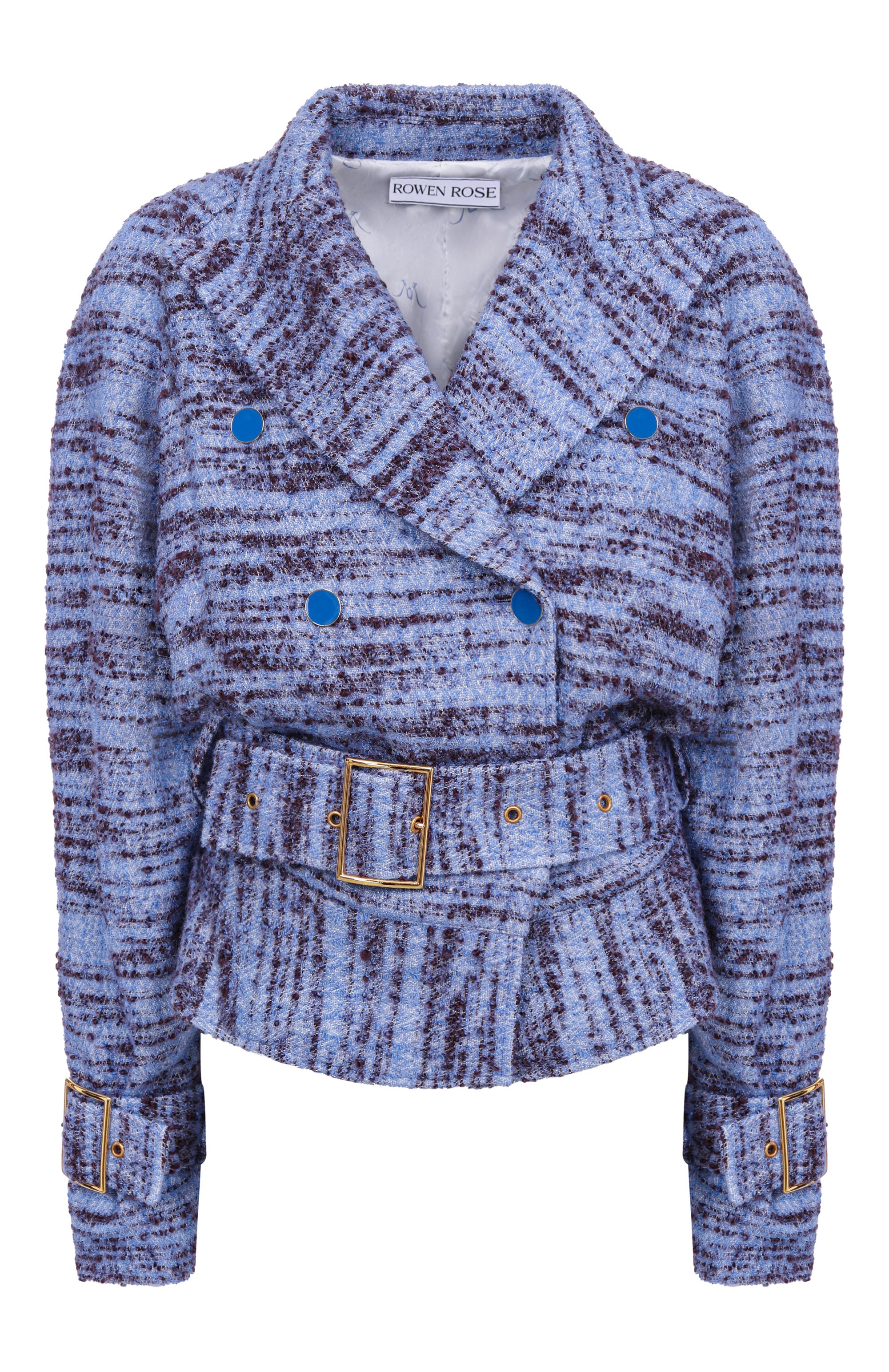 Твидовое полупальто ROWEN ROSE, арт. C0AT_RR164_XS/TWEED, фото 1