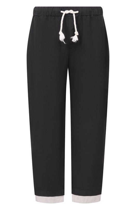 Льняные брюки Never Enough 2B5M090-148/MPA076 Чёрный 2B5M090-148/MPA076