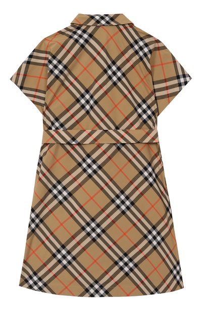 Хлопковое платье-рубашка BURBERRY, арт. 8090538, фото 2