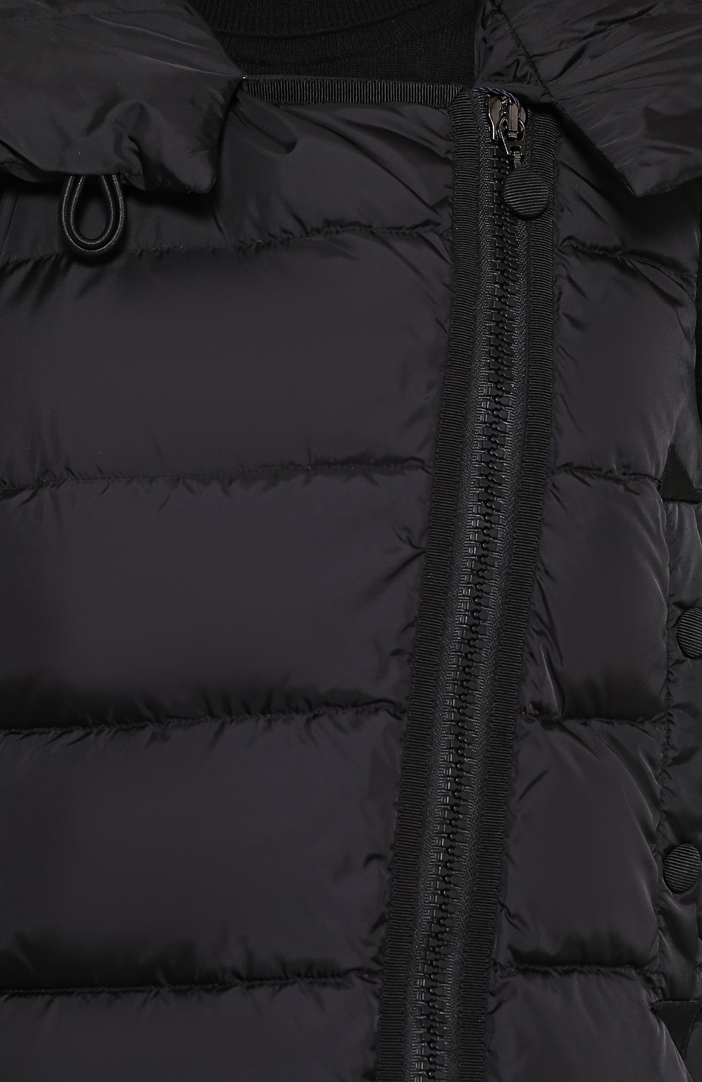 Пуховый жилет с капюшоном и косой молнией MONCLER, арт. B2-093-48962-80-53227, фото 5