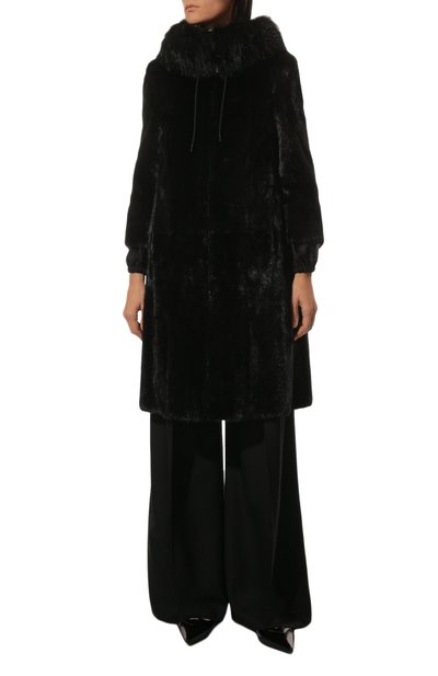 Шуба из меха норки PRADA, арт. 166370-1Y5A-F0002-211, фото 3