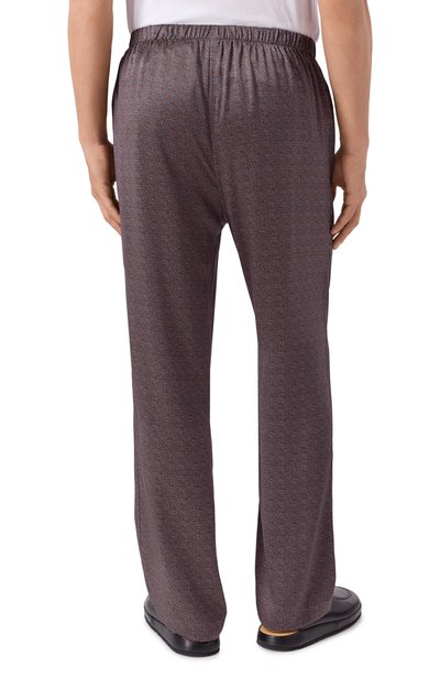 Шелковые домашние брюки ZILLI, арт. PZP013M0600V00000, фото 4