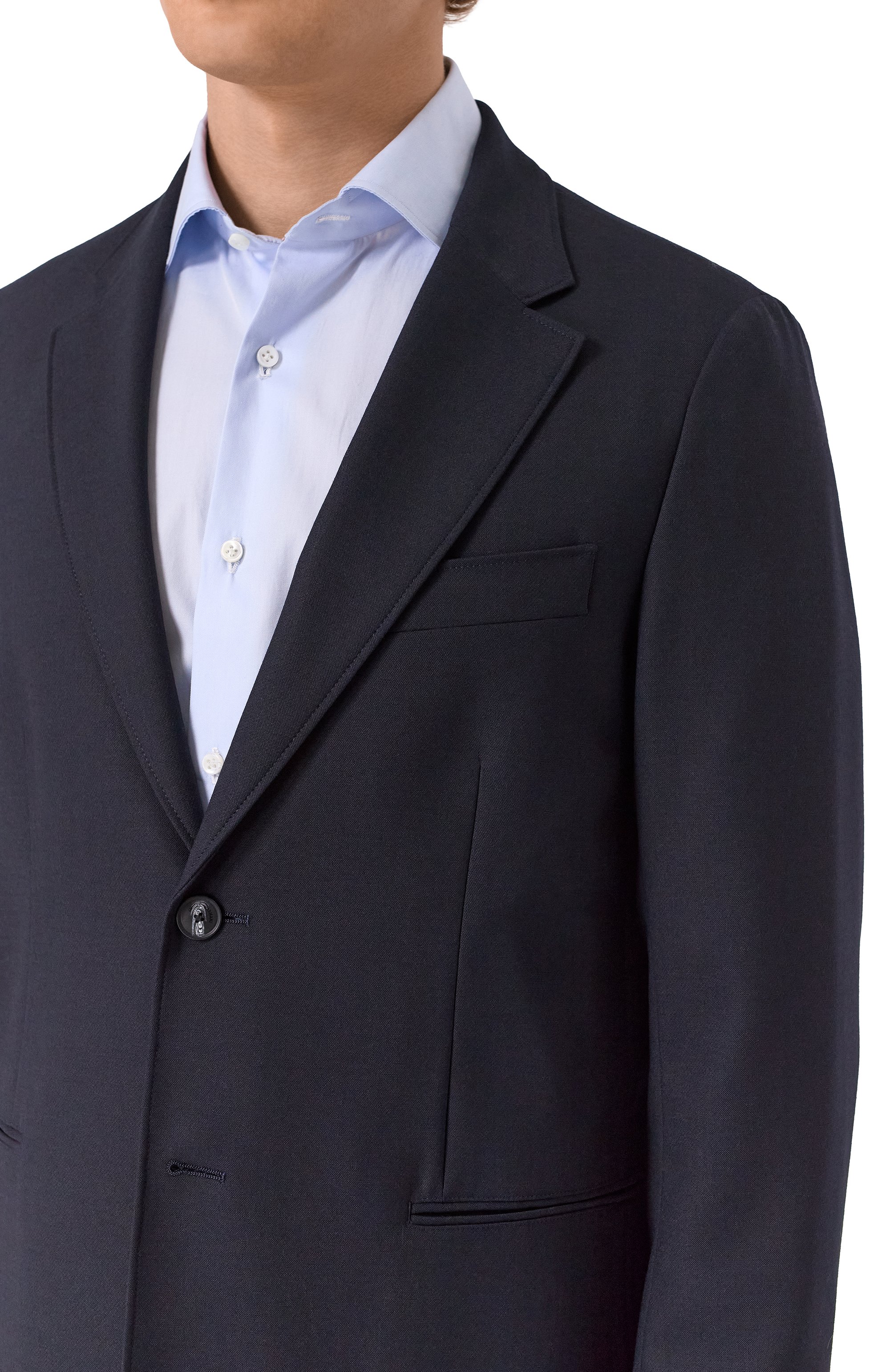 Пиджак из шерсти и вискозы EMPORIO ARMANI, арт. 6D1GA5/1NFVZ, фото 7