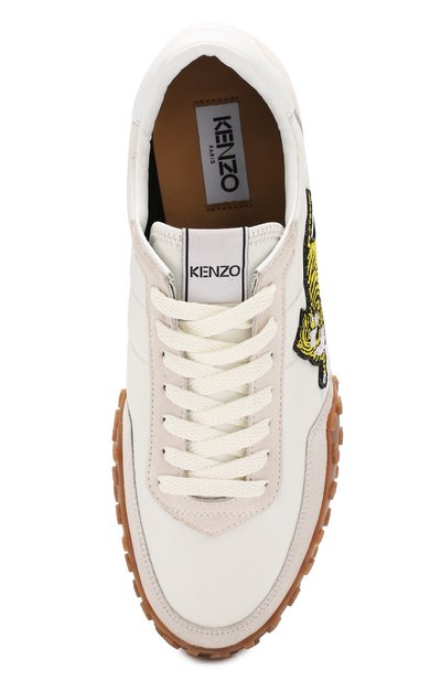 Текстильные кроссовки move KENZO белого цвета по цене 25850 руб., арт. F955SN122F54, фото 5 Текстильные кроссовки move KENZO, арт. F955SN122F54, фото 5