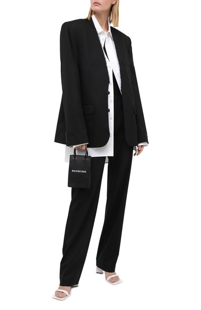 Шерстяной жакет VETEMENTS, арт. WAH21JA032 1200/BLACK, фото 2