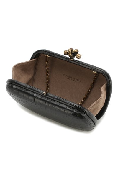 Клатч chain knot из кожи крокодила BOTTEGA VENETA, арт. 498478/VIABA/CNIL, фото 4