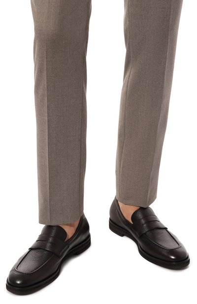 Кожаные пенни-лоферы BARRETT, арт. 222U015.7/CERV0 ASP0RTABILE, фото 3