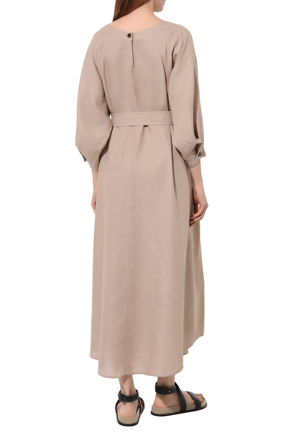 Льняное платье LORO PIANA, арт. FAN6973, фото 4