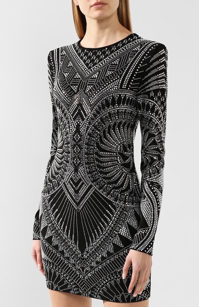 Платье BALMAIN черного цвета по цене 358000 руб., арт. TF16202/J028, фото 3 Платье BALMAIN, арт. TF16202/J028, фото 3