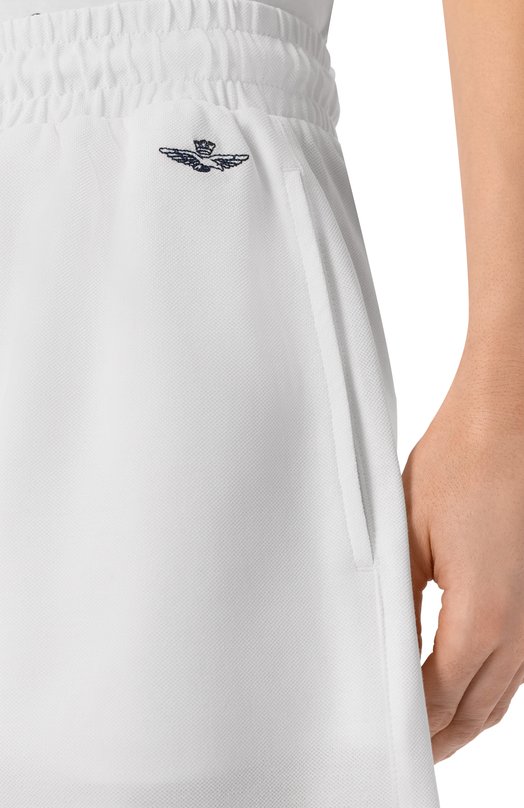 Хлопковые шорты Aeronautica Militare BF0026DP00402 Белый  BF0026DP00402 Фото 5