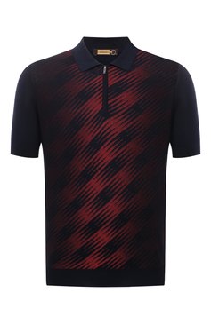 Поло из шелка и хлопка ZILLI, арт. MBV-PZ112-SPRA1/MC01, фото 1