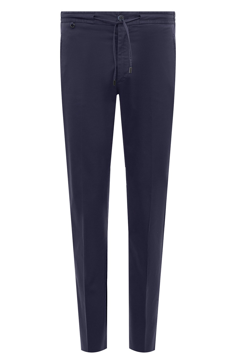 Брюки из лиоцелла и хлопка STEFANO RICCI темно-синего цвета по цене 114000 руб., арт. M1T3100042/STREET, фото 1 Брюки из лиоцелла и хлопка STEFANO RICCI, арт. M1T3100042/STREET, фото 1