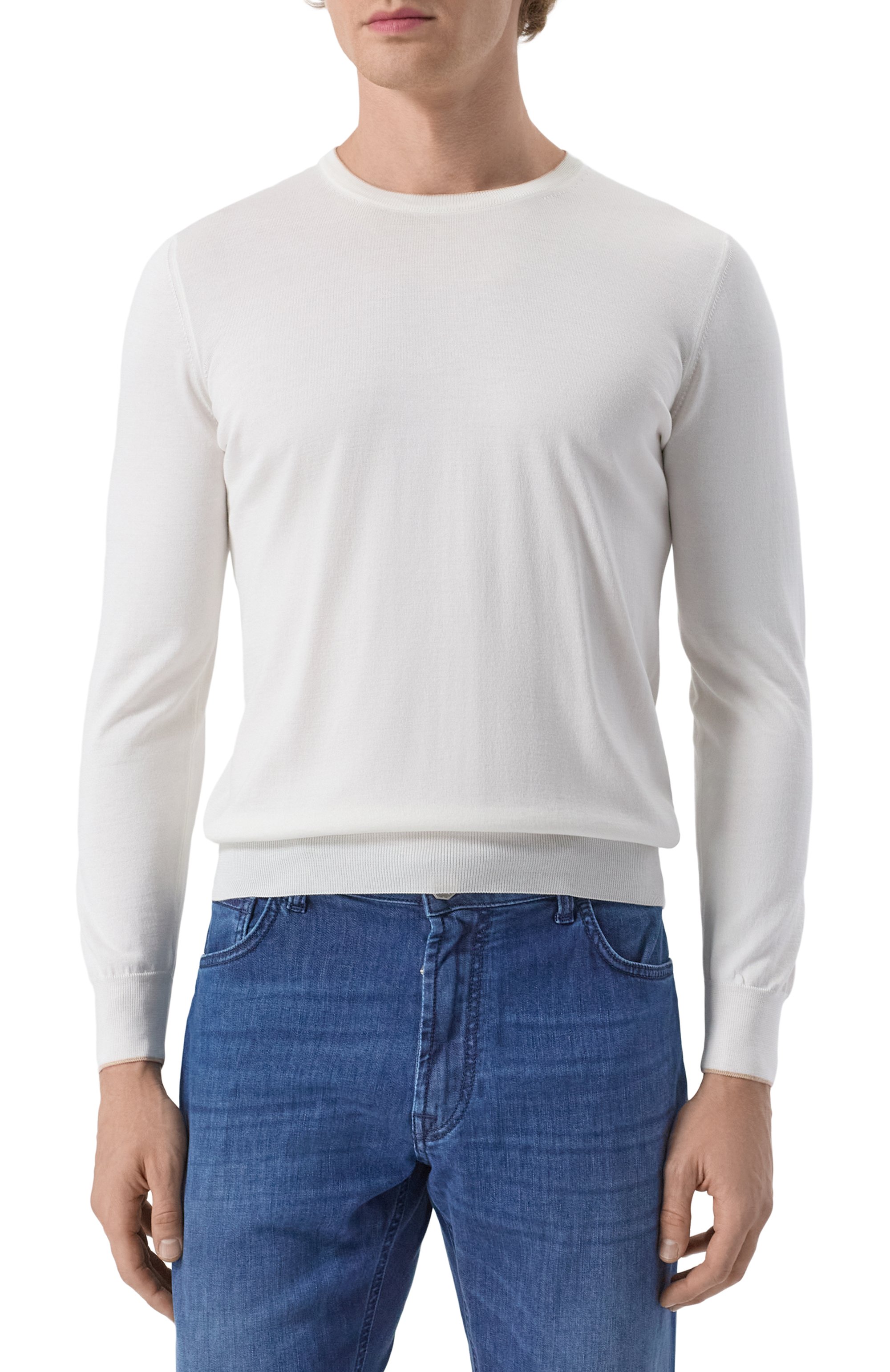 Джемпер из шелка и хлопка GRAN SASSO, арт. 43167/16290, фото 3