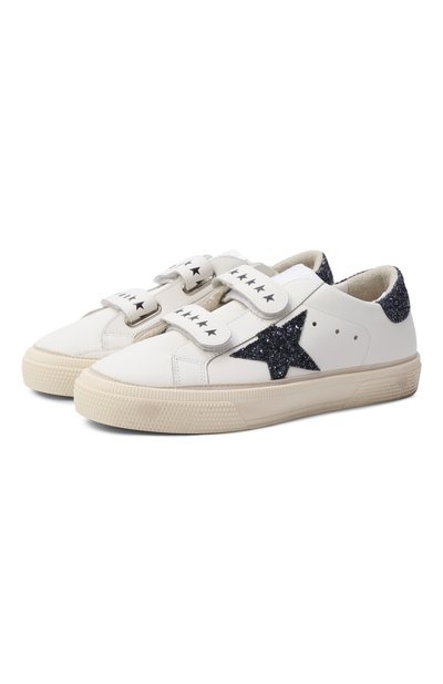 Кожаные кеды may GOLDEN GOOSE DELUXE BRAND, арт. GTF00198.F007439