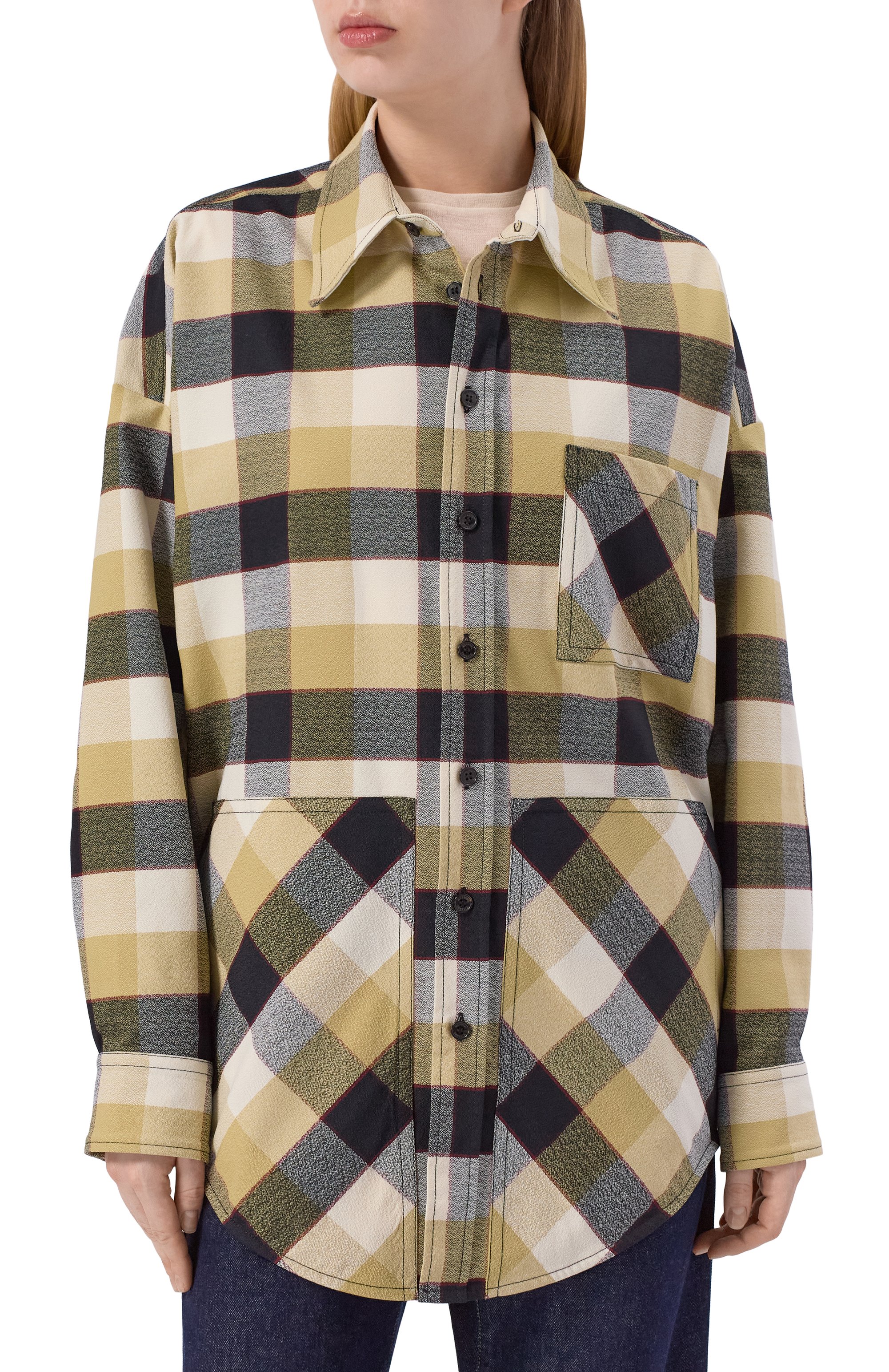 Рубашка MISSONI бежевого цвета по цене 113000 руб., арт. DS25WJ0P/BW00Z6, фото 3 Рубашка MISSONI, арт. DS25WJ0P/BW00Z6, фото 3