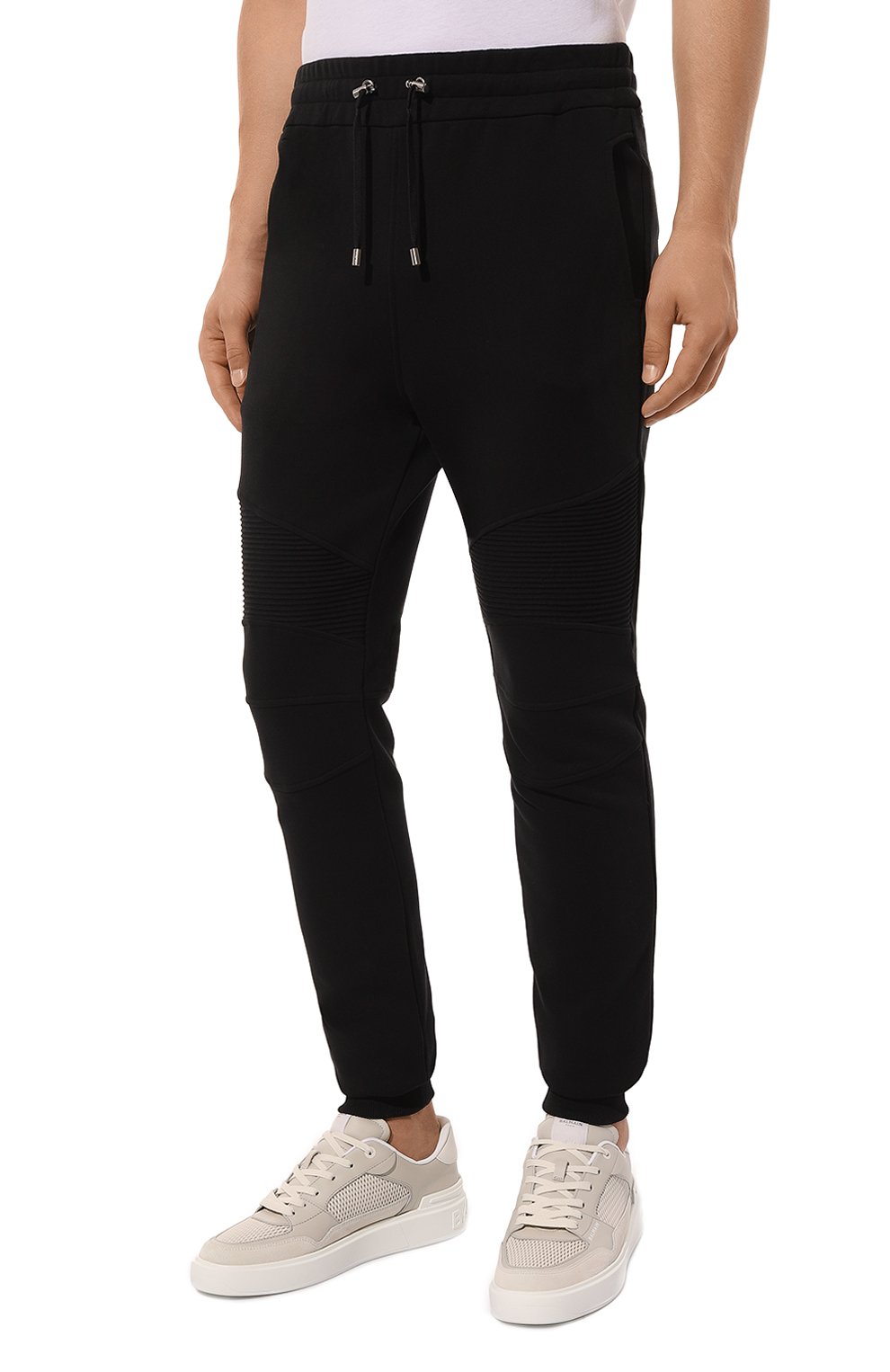 Хлопковые джоггеры BALMAIN, арт. DH10B000/BB04, фото 3