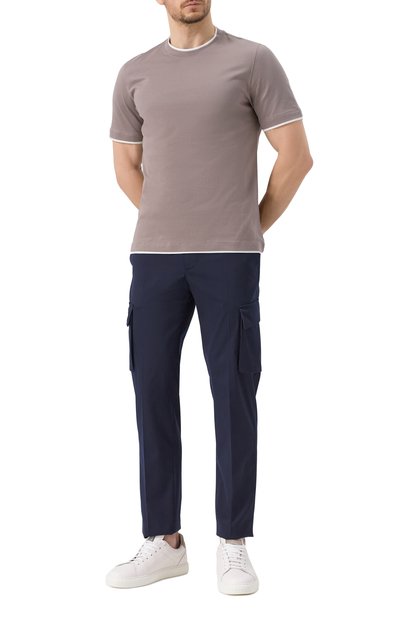 Хлопковая футболка BRUNELLO CUCINELLI, арт. M0B137427, фото 2