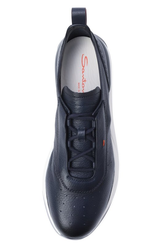 Кожаные кроссовки Innova Santoni MBIG22073BGRTEVU Синий  MBIG22073BGRTEVU Фото 5