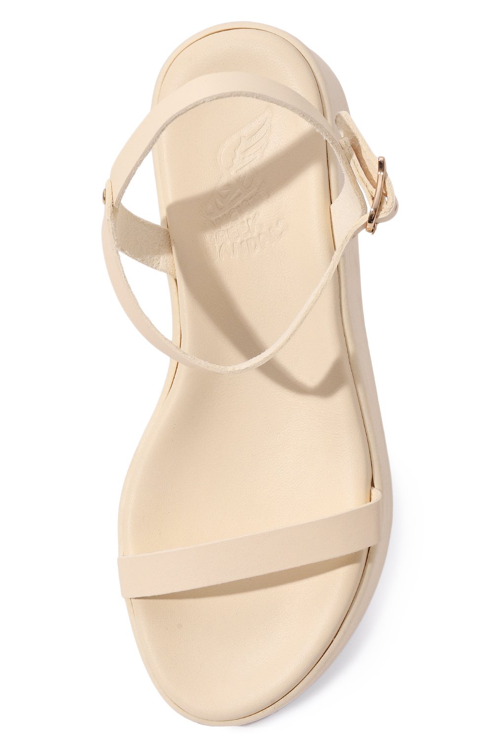 Кожаные сандалии irida ANCIENT GREEK SANDALS кремового цвета по цене 28200 руб., арт. IRIDA/VACHETTA, фото 6 Кожаные сандалии irida ANCIENT GREEK SANDALS, арт. IRIDA/VACHETTA, фото 6