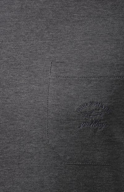 Хлопковая футболка PAUL&SHARK, арт. C0P1011/C00, фото 5