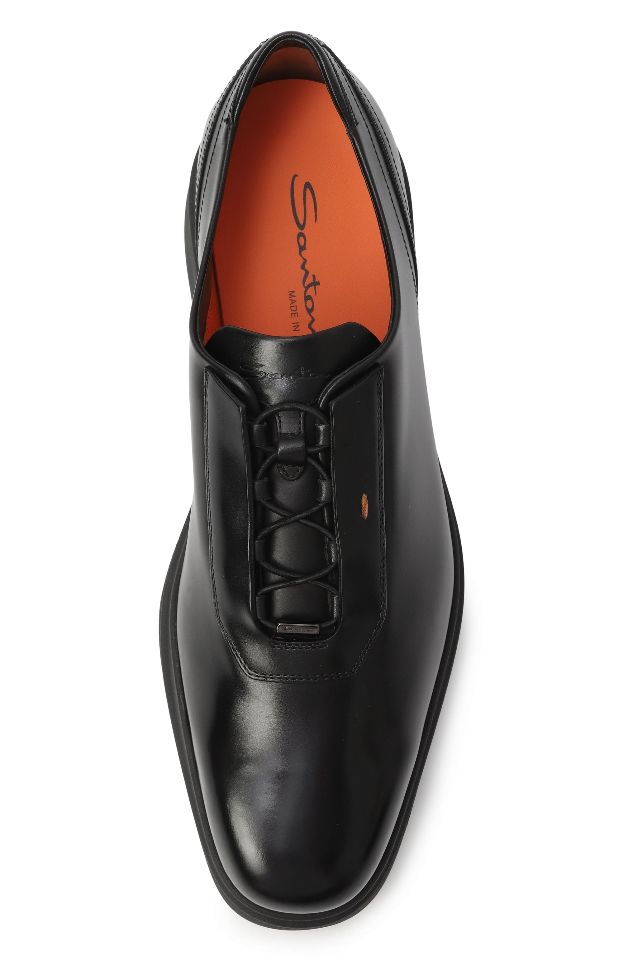 Кожаные оксфорды easy nova SANTONI, арт. MGEG19170NEAXNTG, фото 6