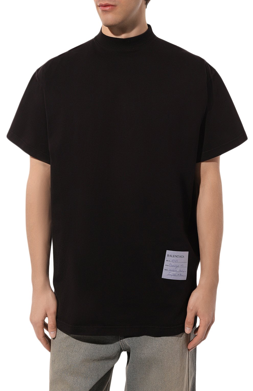 Хлопковая футболка BALENCIAGA, арт. 739028/TPVN4, фото 3