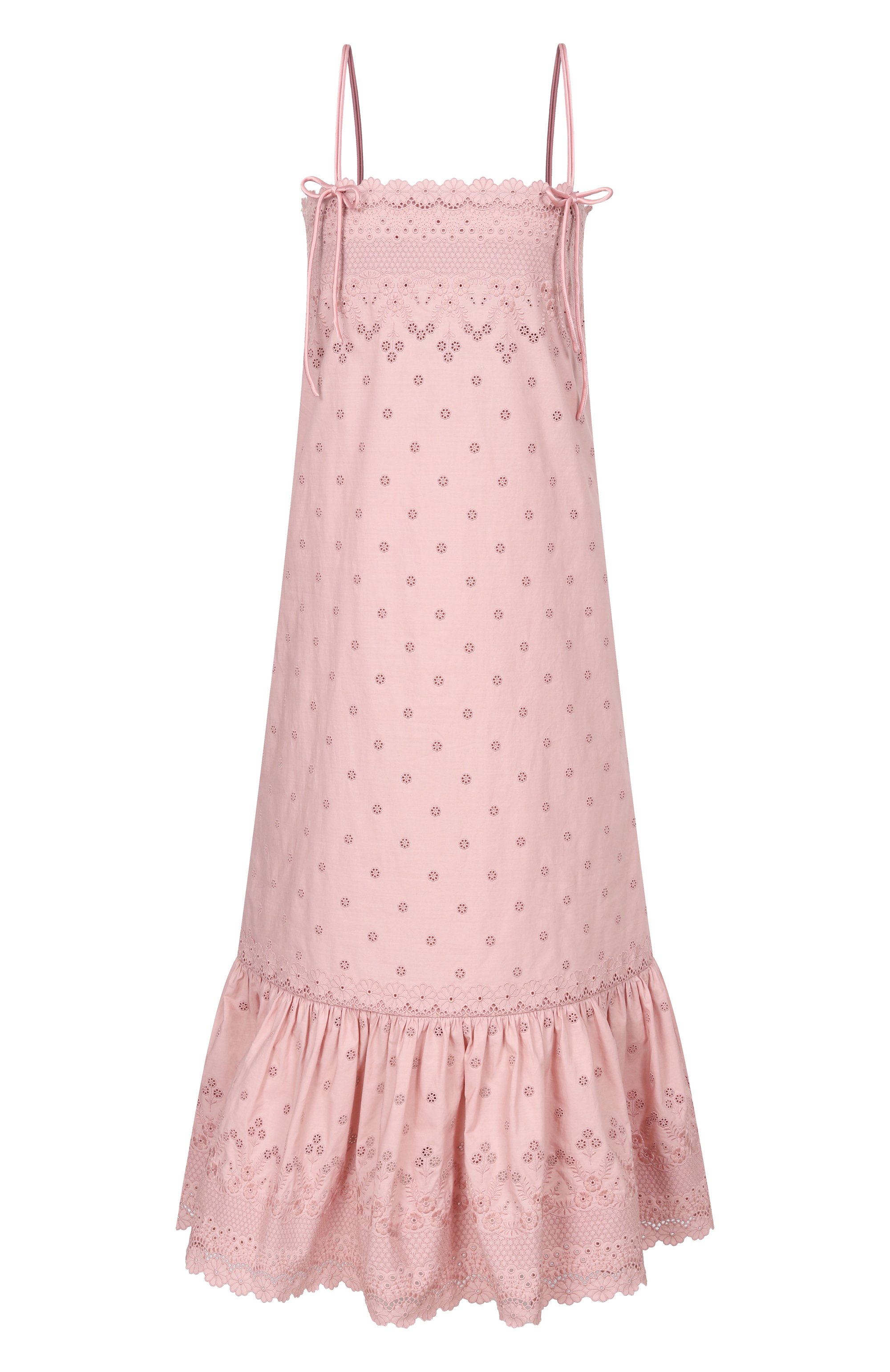 Хлопковое платье VALENTINO, арт. 8B3VAJM0/A3Q, фото 1