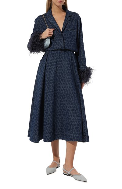 Текстильные балетки colibri lite FENDI, арт. 8J8463/AQY7, фото 2