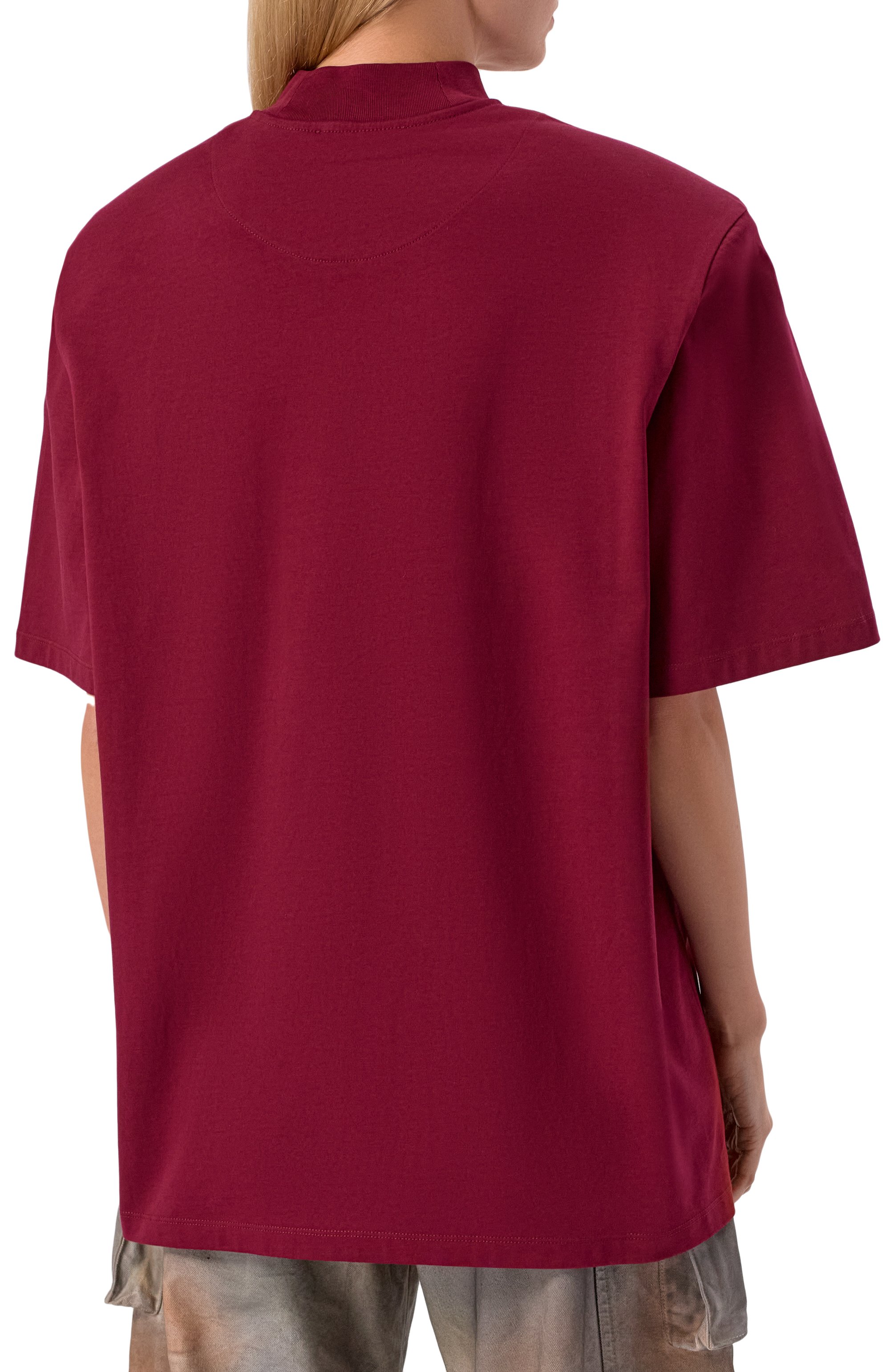 Хлопковая футболка THE ATTICO, арт. 251WCT00173/JJJ025AA, фото 4