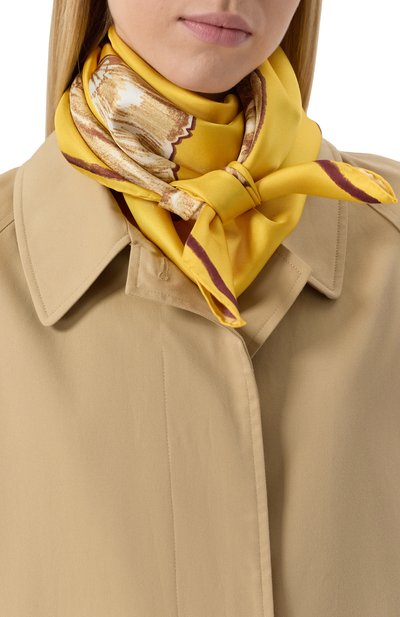 Шелковый платок BURBERRY, арт. 8108329, фото 2