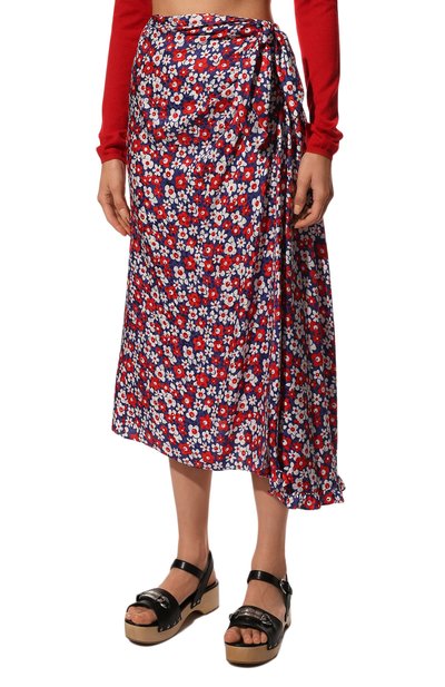 Шелковая юбка MIU MIU, арт. MG1727-10LC-F0124, фото 3